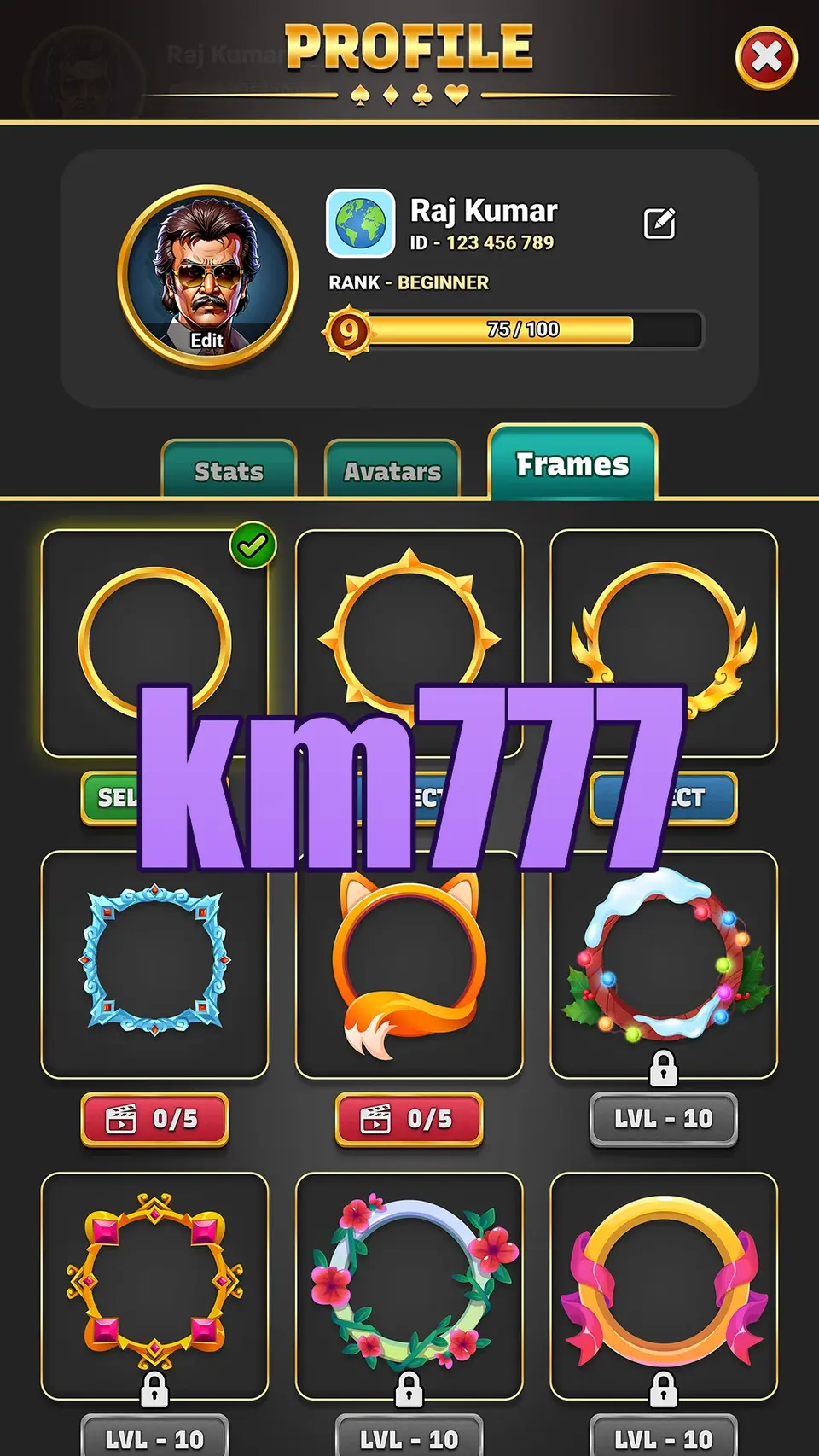 km777 Tangkapan Layar Resmi APK